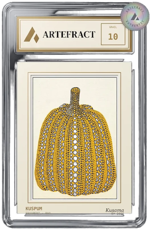 Artefracts graded certificate — Yayoi Kusama, Pumpkin (2)