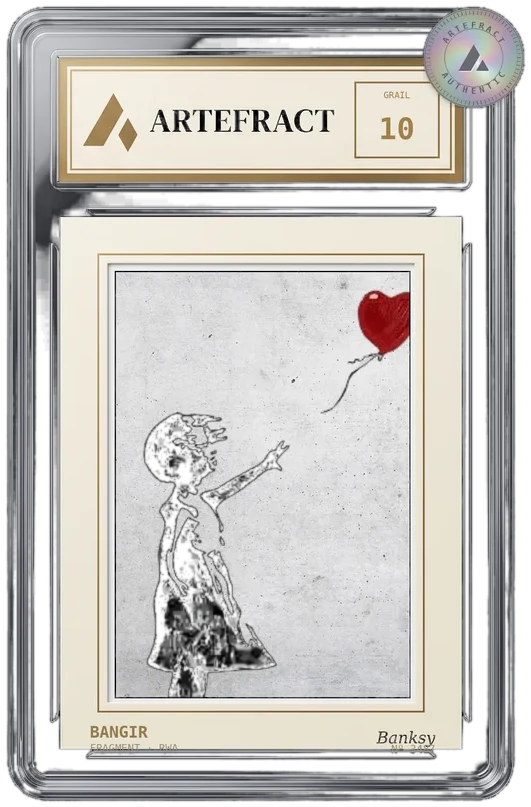 Artefracts graded certificate — Banksy, Girl With Balloon