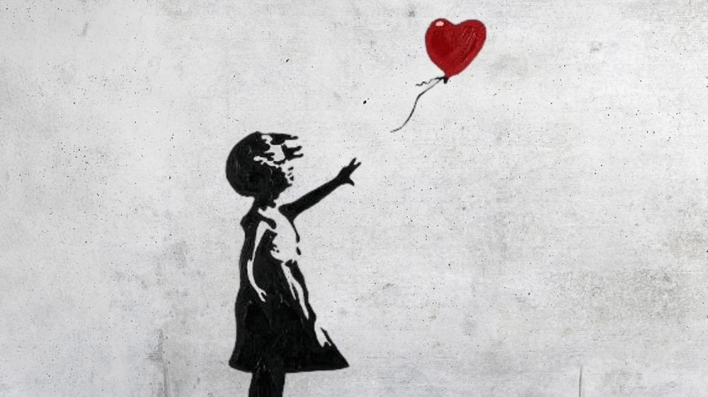 Banksy — Girl With Balloon, 2004, the physical work