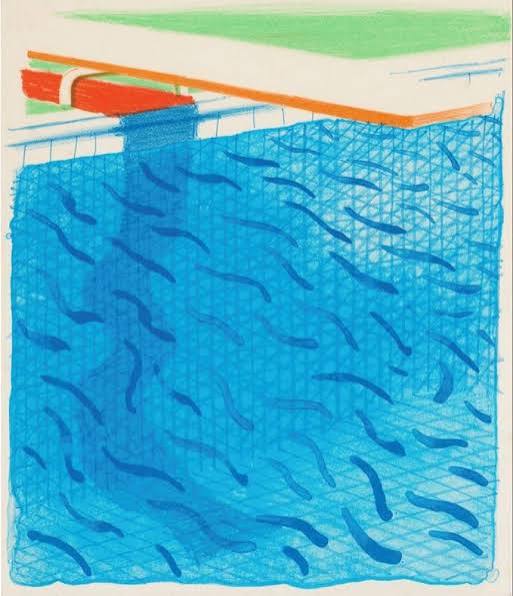 David Hockney — Paper Pool, 1980, the physical work